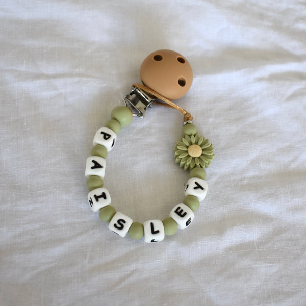 Personalised Daisy Dummy Clip