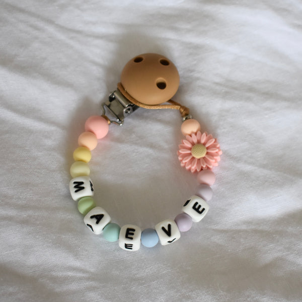 Personalised Daisy Dummy Clip