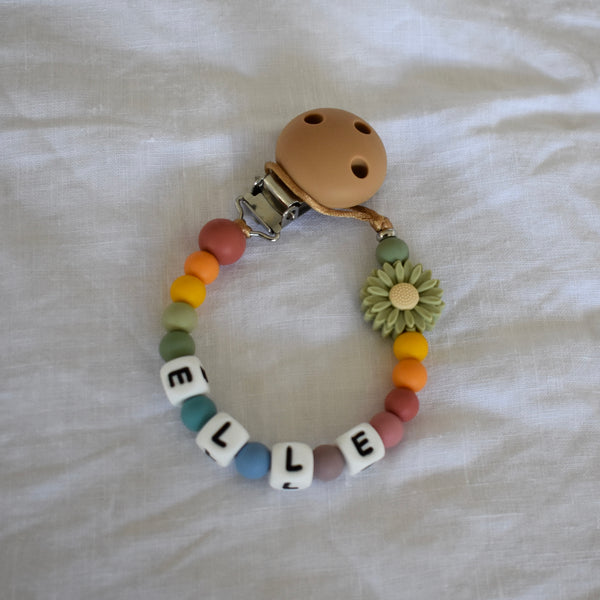 Personalised Daisy Dummy Clip