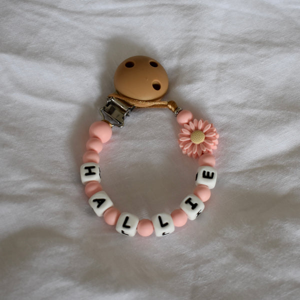 Personalised Daisy Dummy Clip