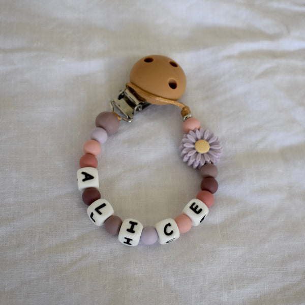 Personalised Daisy Dummy Clip